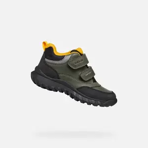 Khaki boys' ankle boots Geox Simbyos ABX - Boys