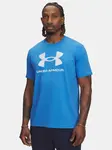 Pánské tričko Under Armour UA SPORTSTYLE LOGO UPDATE SS-BLU - Pánské