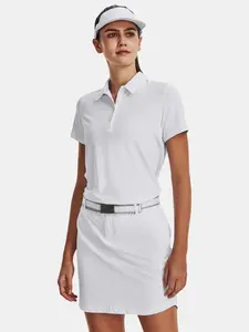 Under Armour Tričko UA Playoff SS Polo -WHT - Dámské