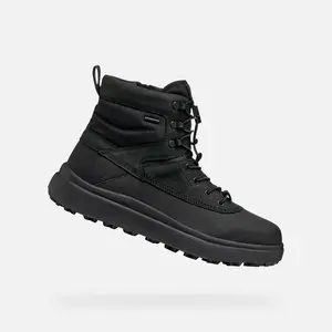 Black men's ankle boots Geox Granito + Grip A - Men