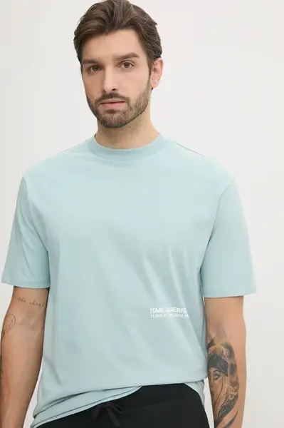 Bavlněné tričko Karl Lagerfeld