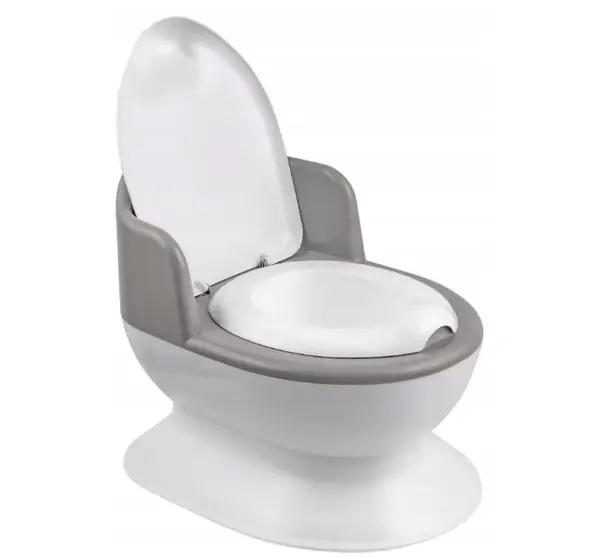 Maltex Dětský nočník, přenosná toaleta, bílá/šedá