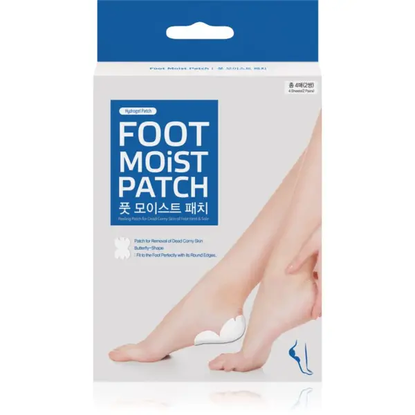 Wooshin Labottach Foot Moist hydrogelové exfoliační náplasti na paty 2 pár