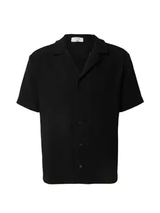 DAN FOX APPAREL Košeľa 'Timo'  čierna