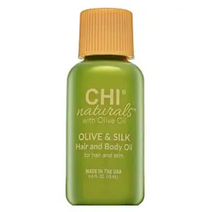 CHI Naturals with Olive Oil Olive & Silk Hair and Body Oil olej na vlasy i tělo 15 ml
