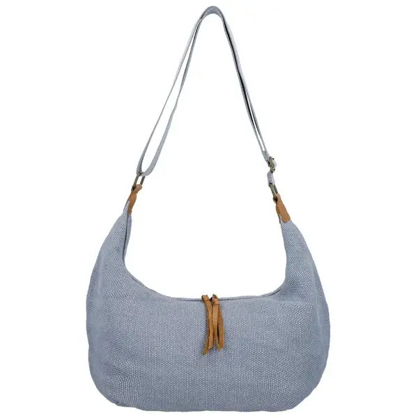 Trendy textilní dámská kabelka na rameno Ester, modrá