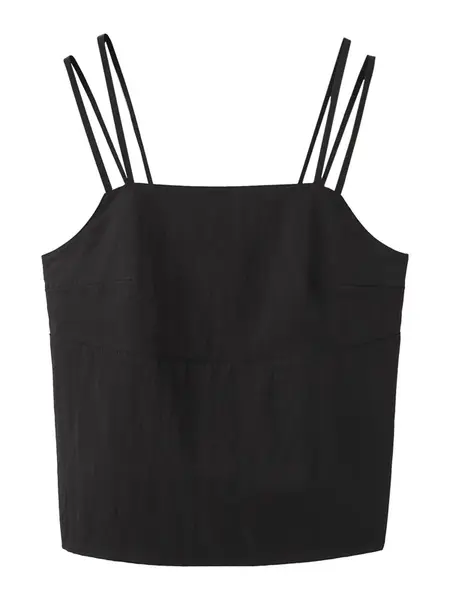 MANGO Top 'ESPRESSO'  čierna