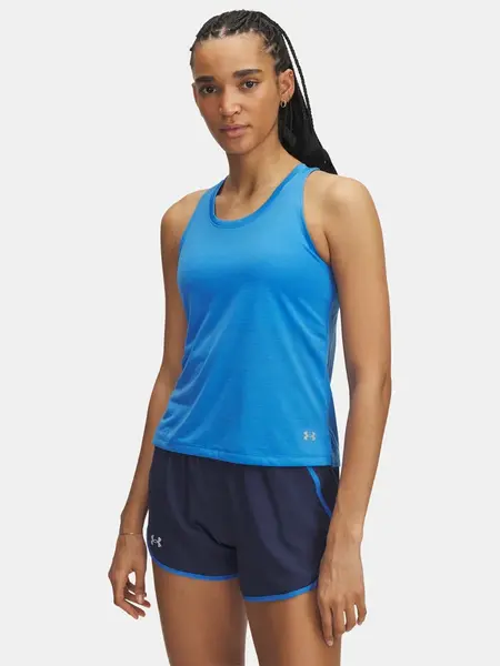 Dámské tílko Under Armour UA Launch Singlet-BLU - Dámské