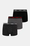 HUGO boxerky pánské s bavlnou TRUNK TR PLANET DES 3-pack