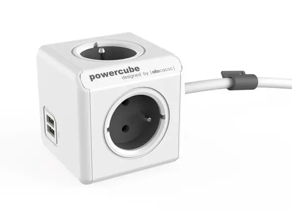 POWERCUBE Extended USB Grey 3m - rozbaleno - poškozený obal