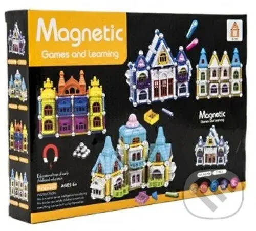 Magnetická stavebnice - domeček - hra z kategorie Stavebnice