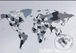 Svetová mapa Smoky Dreams (veľkosť M) (Nástenné puzzle) - puzzle z kategorie 3D puzzle