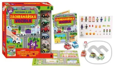 Natáhni a jeď: Záchranářská vozidla - kniha z kategorie Omalovánky