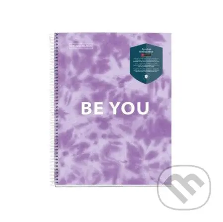 Tie Dye Antiviral A5 poznámkový blok 90 g - levandulový