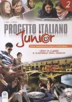 Progetto Italiano Junior 2 (Libro di classe e Quaderno degli esercizi + CD Audio + DVD) - kniha z kategorie Jazykové učebnice a slovníky