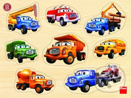 Tatra - dřevěná vkládačka 8 dílků - hra z kategorie Vzdělávací hry