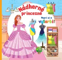 Nádherné princezné (Pozri si a vyfarbi!) - kniha z kategorie Omalovánky