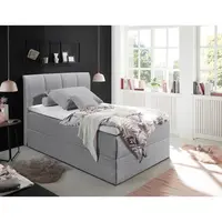 MID.YOU POSTEL BOXSPRING, 120/200 cm, šedá