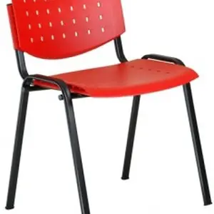 ALBA konferenční plastová židle LAYER červená/černá