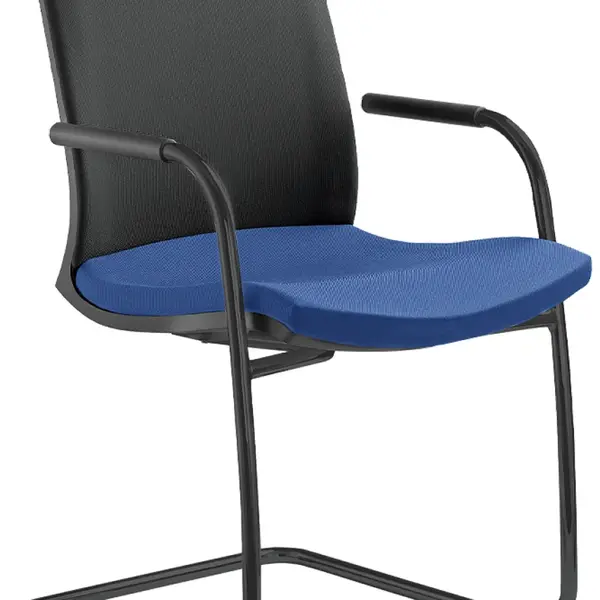 LD SEATING Konferenční židle LYRA NET 204-Z-N1, kostra černá