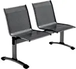 Lavice, multisedák OMP Star, RAL9005 černá - 2 místná