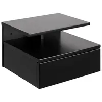 Livetastic NOČNÍ STOLEK, černá, 35/22,5/32 cm