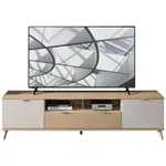 Stylife KOMODA POD TELEVIZI, barvy dubu, kašmírová, 210/56/44 cm