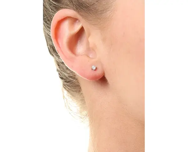 MOISS Půvabné peckové náušnice se zirkony E000143 0,3 cm