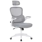 Carryhome OTOČNÁ ŽIDLE, síťovina, šedá, bílá