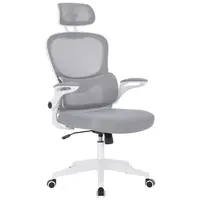 Carryhome OTOČNÁ ŽIDLE, síťovina, šedá, bílá