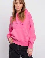 Carhartt WIP W' Hooded Lumo Sweat Lumo pink garment dyed M