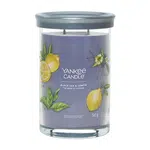 Yankee Candle Aromatická svíčka Signature tumbler velký Black Tea & Lemon 567 g