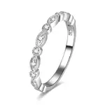 Beneto Stříbrný prsten se zirkony AGG167 52 mm