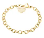 S'Agapõ Pozlacený náramek na přívěsky Happy SHAC32