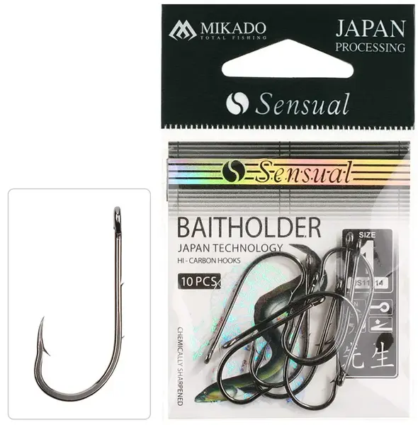 Mikado háčky sensual baitholder bn 10 ks - 4