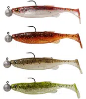 Savage gear gumová nástraha fat minnow t tail rtf clearwater mix 4 ks - 10,5 cm 11 g