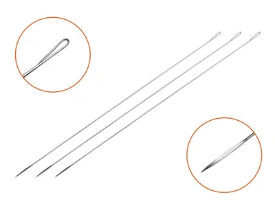 Delphin prošívací jehla fishy 3 ks - 18 cm