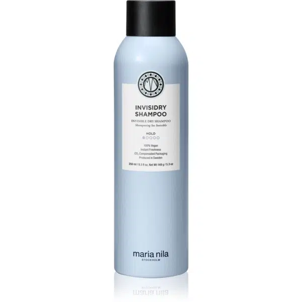 Maria Nila Style & Finish suchý šampon pro mastné tmavé vlasy Invisidry Shampoo 250 ml