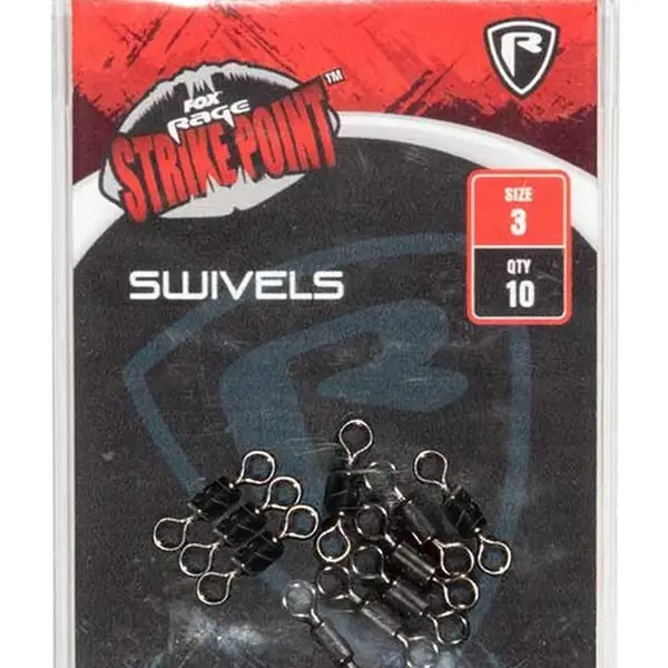 Fox rage obratlík strike point swivel - velikost 5