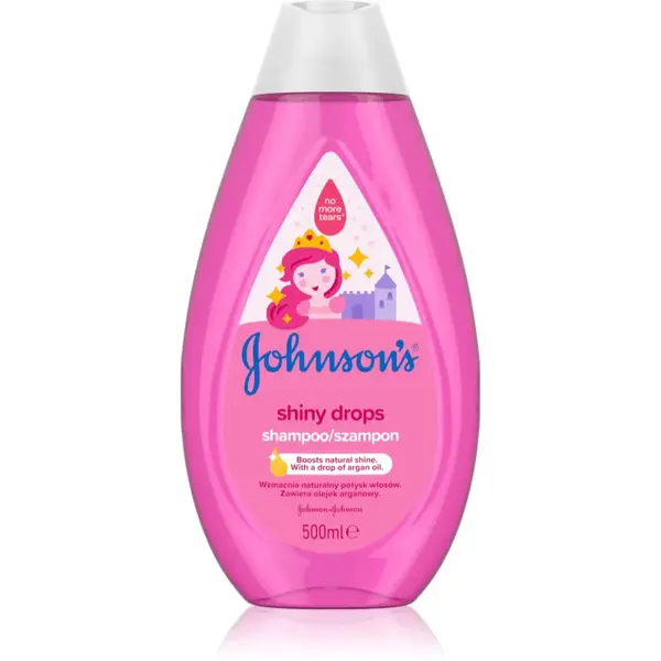 Johnson's® Shiny Drops jemný šampon pro děti 500 ml