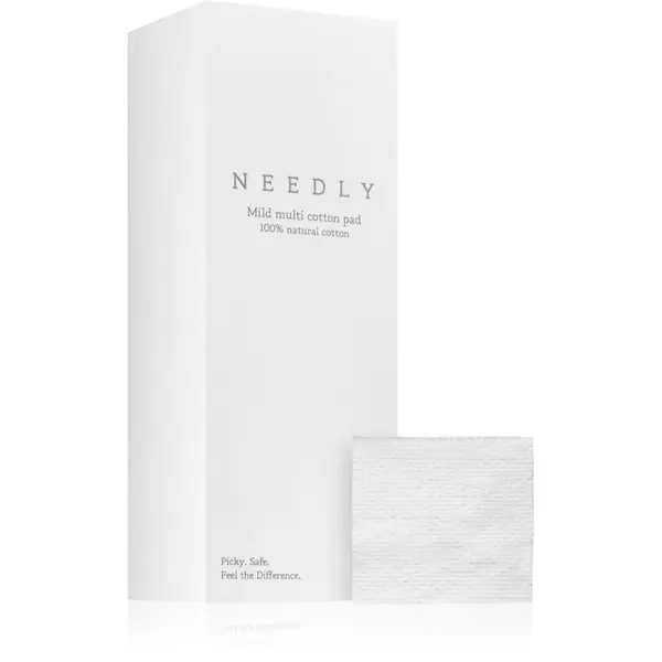 NEEDLY Mild Cleansing Multi Cotton Pad bavlněné tamponky pro odlíčení a čištění pleti 100 ks