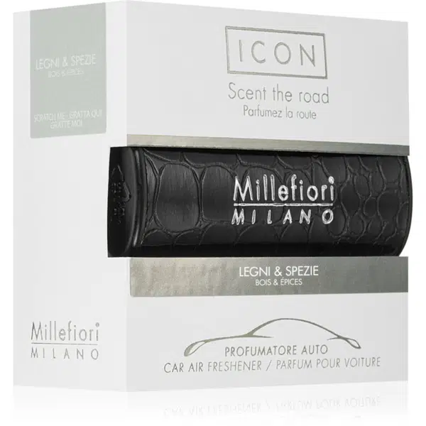 Millefiori Icon Wood & Spices vůně do auta 1 ks