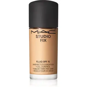 MAC Cosmetics Mini Studio Fix Fluid SPF 15 24HR Matte Foundation + Oil Control matující make-up SPF 15 odstín NC25 15 ml