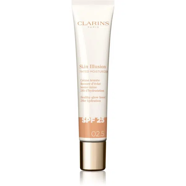 Clarins Skin Illusion Tinted Moisturizer tónovací krém SPF 25 odstín 02 40 ml