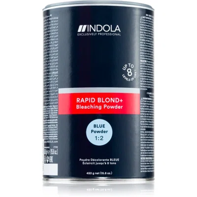 Indola Rapid BLOND+ Bleaching Powder zesvětlující pudr na vlasy odstín Blue 450 g