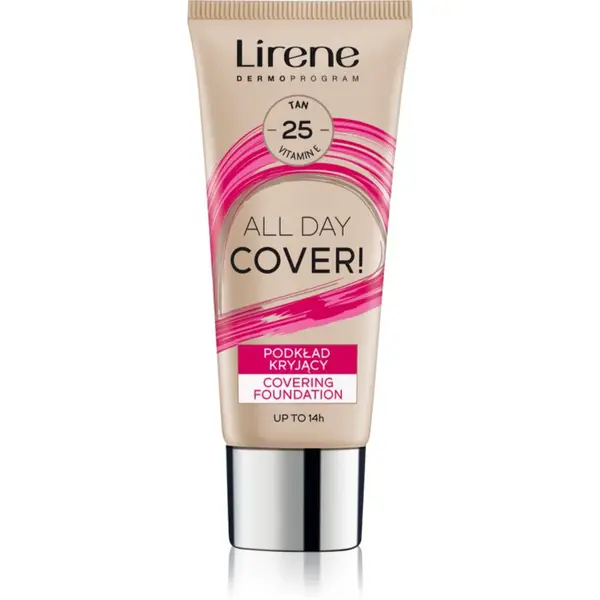 Lirene Vitamin E krycí fluidní make-up odstín 25 Tanned 30 ml