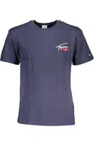 TOMMY HILFIGER MEN'S BLUE SHORT SLEEVE T-SHIRT