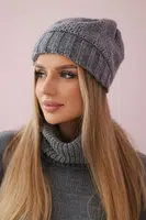 Women's cap Danuta K331 dark gray