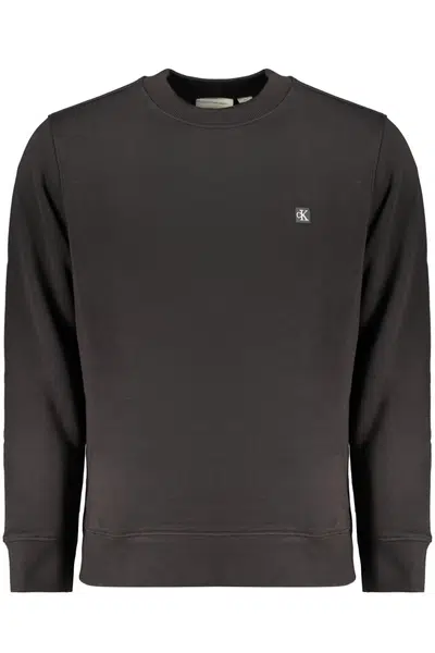 CALVIN KLEIN MEN'S BLACK ZIP-UP SWEATSHIRT