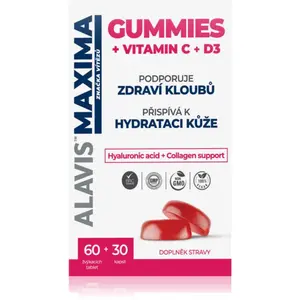 Alavis Maxima GUMMIES Vitamin C+D3 tablety a kapsuly na kĺby, väzy a kožu 90 ks